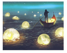 Load image into Gallery viewer, Frame River Hand Oil Painting