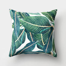 Load image into Gallery viewer, Tropical Leaf Cactus Cushion Cover