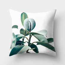 Load image into Gallery viewer, Tropical Leaf Cactus Cushion Cover