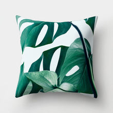 Load image into Gallery viewer, Tropical Leaf Cactus Cushion Cover