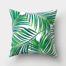 Load image into Gallery viewer, Tropical Leaf Cactus Cushion Cover