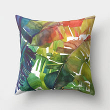 Load image into Gallery viewer, Tropical Leaf Cactus Cushion Cover