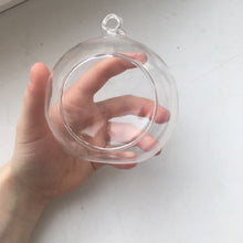 Load image into Gallery viewer, Globe Shape Clear Hanging Glass Vase