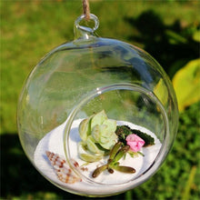 Load image into Gallery viewer, Globe Shape Clear Hanging Glass Vase