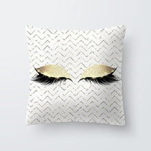 Load image into Gallery viewer, Marble Eye Lash Pillow Cover