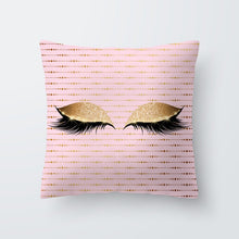 Load image into Gallery viewer, Marble Eye Lash Pillow Cover