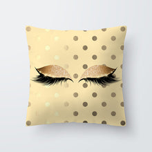 Load image into Gallery viewer, Marble Eye Lash Pillow Cover