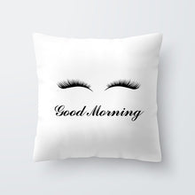 Load image into Gallery viewer, Marble Eye Lash Pillow Cover