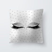 Load image into Gallery viewer, Marble Eye Lash Pillow Cover