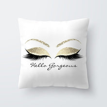 Load image into Gallery viewer, Marble Eye Lash Pillow Cover