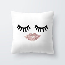 Load image into Gallery viewer, Marble Eye Lash Pillow Cover