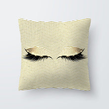 Load image into Gallery viewer, Marble Eye Lash Pillow Cover
