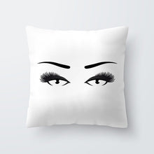 Load image into Gallery viewer, Marble Eye Lash Pillow Cover
