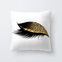 Load image into Gallery viewer, Marble Eye Lash Pillow Cover