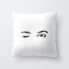 Load image into Gallery viewer, Marble Eye Lash Pillow Cover