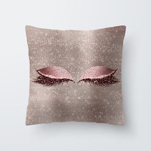 Load image into Gallery viewer, Marble Eye Lash Pillow Cover
