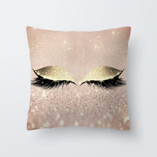Load image into Gallery viewer, Marble Eye Lash Pillow Cover