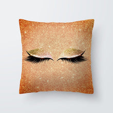 Load image into Gallery viewer, Marble Eye Lash Pillow Cover