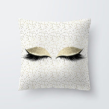 Load image into Gallery viewer, Marble Eye Lash Pillow Cover