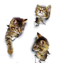 Load image into Gallery viewer, Cute Cat Wall Sticker