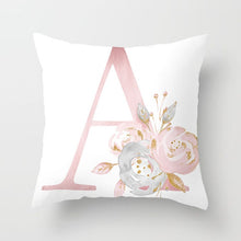 Load image into Gallery viewer, Pink Letter Decorative Pillow Cushion Covers