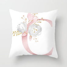Load image into Gallery viewer, Pink Letter Decorative Pillow Cushion Covers