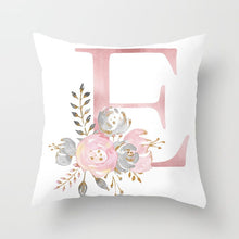 Load image into Gallery viewer, Pink Letter Decorative Pillow Cushion Covers