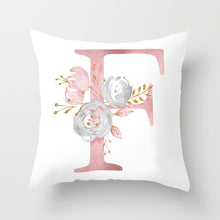 Load image into Gallery viewer, Pink Letter Decorative Pillow Cushion Covers
