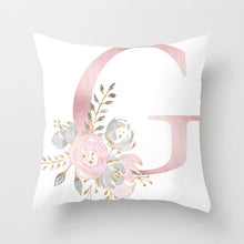 Load image into Gallery viewer, Pink Letter Decorative Pillow Cushion Covers