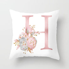 Load image into Gallery viewer, Pink Letter Decorative Pillow Cushion Covers