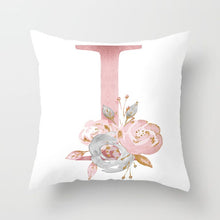 Load image into Gallery viewer, Pink Letter Decorative Pillow Cushion Covers