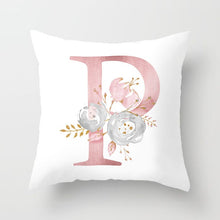 Load image into Gallery viewer, Pink Letter Decorative Pillow Cushion Covers
