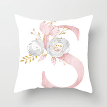 Load image into Gallery viewer, Pink Letter Decorative Pillow Cushion Covers