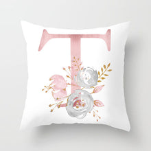 Load image into Gallery viewer, Pink Letter Decorative Pillow Cushion Covers