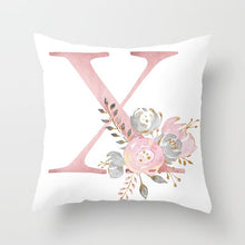 Load image into Gallery viewer, Pink Letter Decorative Pillow Cushion Covers