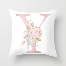 Load image into Gallery viewer, Pink Letter Decorative Pillow Cushion Covers