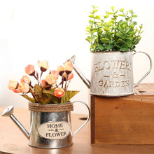 Load image into Gallery viewer, Vintage Bucket Flower Vase