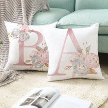 Load image into Gallery viewer, Pink Letter Decorative Pillow Cushion Covers