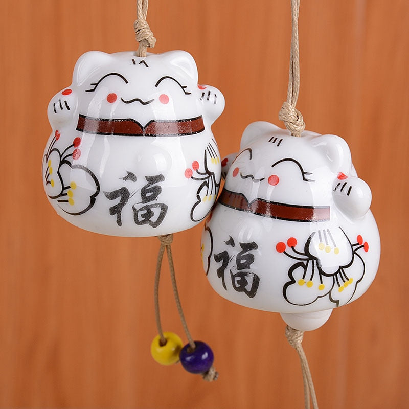 Ceramic Wind Chime Figurine
