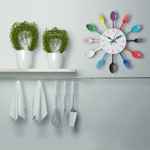 Load image into Gallery viewer, Creative Spoon Fork Wall Clock
