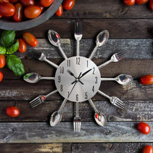 Load image into Gallery viewer, Creative Spoon Fork Wall Clock