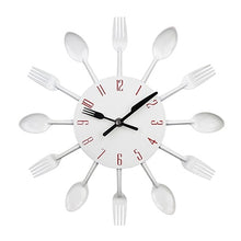 Load image into Gallery viewer, Creative Spoon Fork Wall Clock
