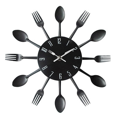 Creative Spoon Fork Wall Clock