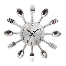 Load image into Gallery viewer, Creative Spoon Fork Wall Clock