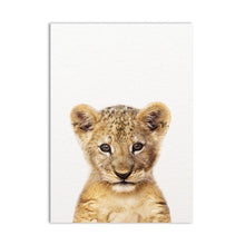Load image into Gallery viewer, Baby Animals Art Print Poster