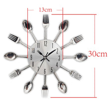 Load image into Gallery viewer, Creative Spoon Fork Wall Clock