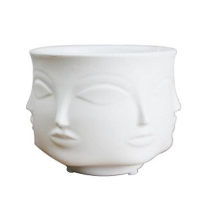 Man Face Flower Vase