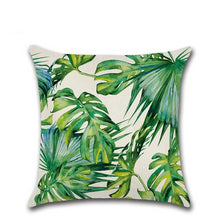 Load image into Gallery viewer, Tropical Plants Cushion Cover