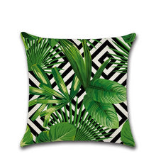 Load image into Gallery viewer, Tropical Plants Cushion Cover