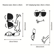 Load image into Gallery viewer, Smiley Face Wall Art Sticker